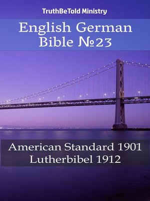 cover image of English German Bible №23